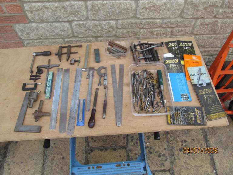 Quantity of machinists,  watchmaker, engineers tools etc