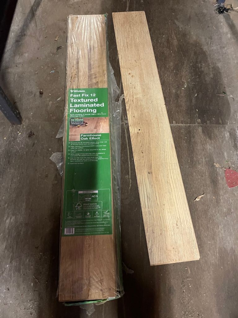 Laminated flooring