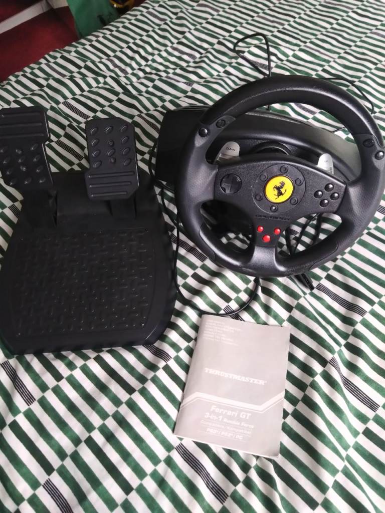 PS3 Ferrari GT Steering Wheel and Pedals