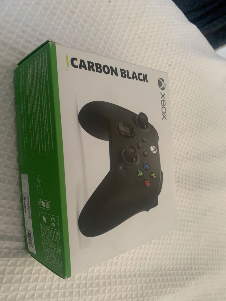 Xbox Carbon Black Wireless Controller - Brand New in Box