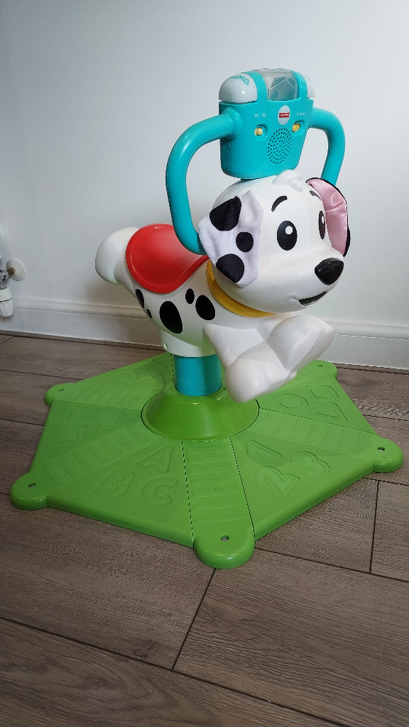 Bounce and spin puppy.
