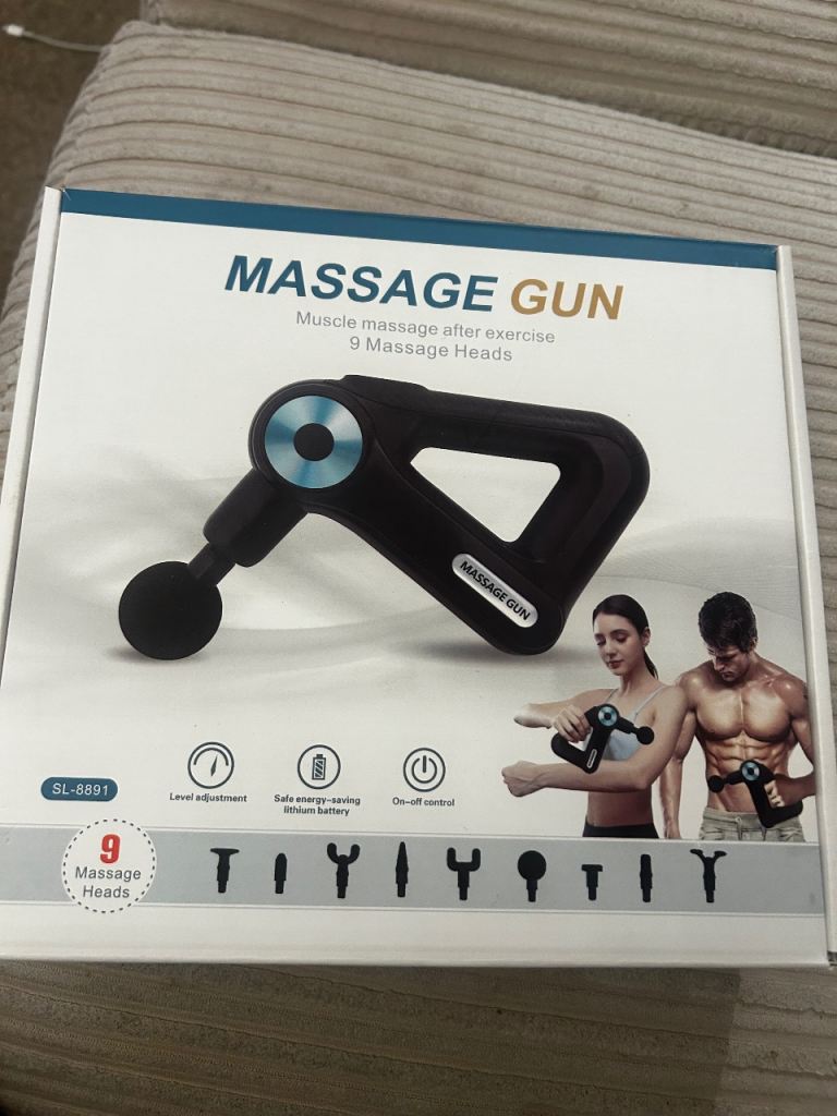 New Massage Gun with 9 Heads - Muscle Relief