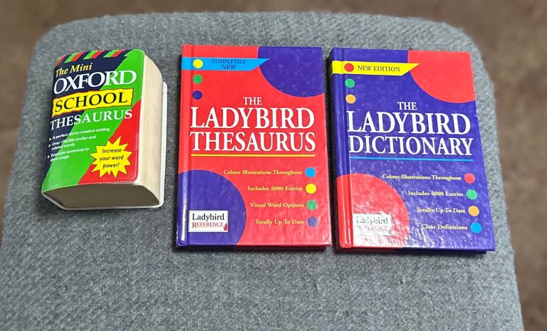 Dictionary & Thesaurus Bundle, 3 books– Good Condition