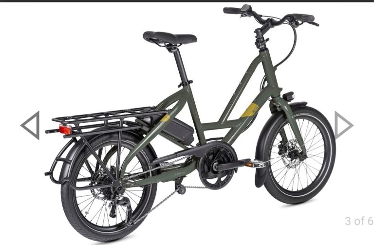 Turn Quick Haul P9 Electric Cargo Bike – Olive Green