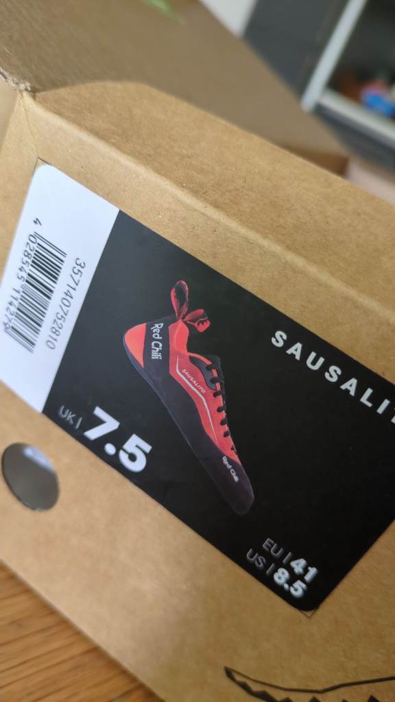 Red Chilli Sausalito Climbing Shoe Size 7.5 RRP £95