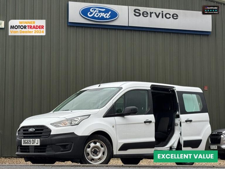 2019 Ford Transit Connect Crew Cab SWB L1H1 Low Roof 220 Air Con Tow Bar EURO 6 Crew Van Diesel M...