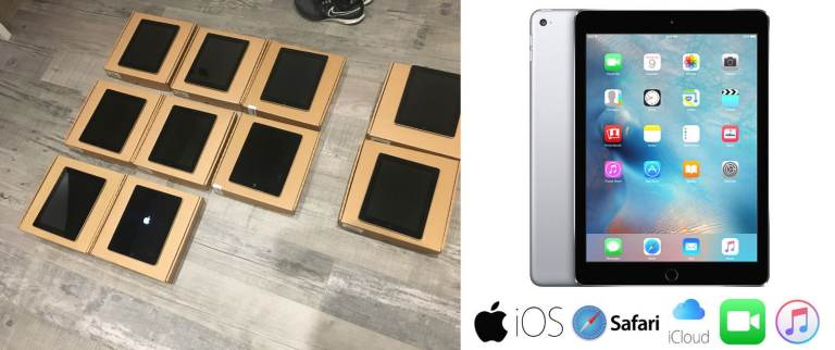 Apple iPad Space Grey -  WiFi - Boxed and Charger 