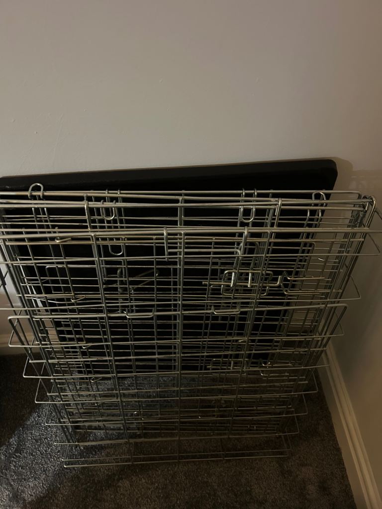 Small to medium dog travel crate “