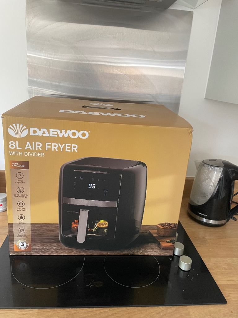 DEAWOO 8L AIR FRYER WITH DIVIDER 