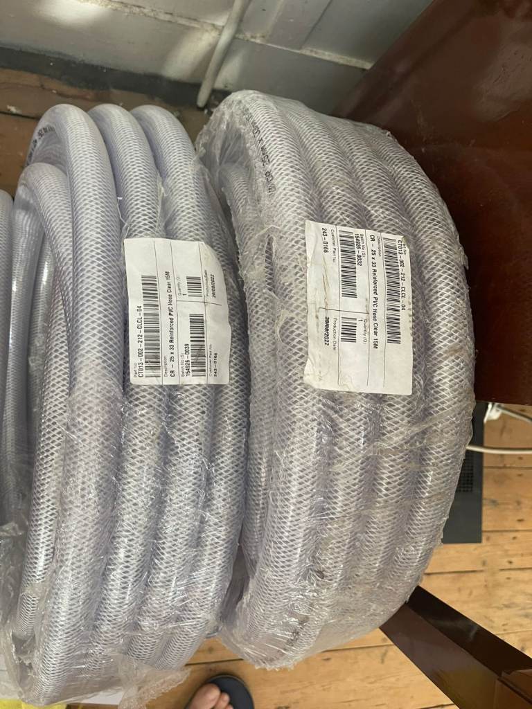 New Reinforced PVC Clear Hose 15M with Clamp