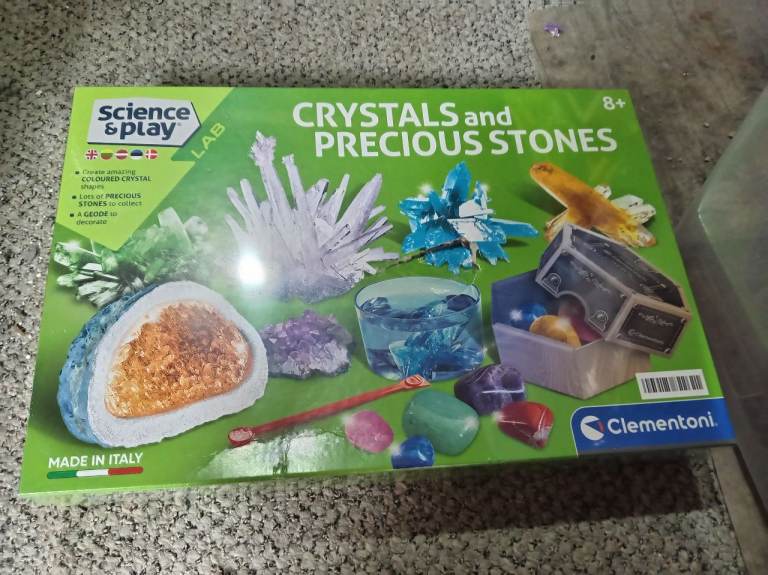 Clementoni Science & Play Lab Crystals and Precious Stones Kit