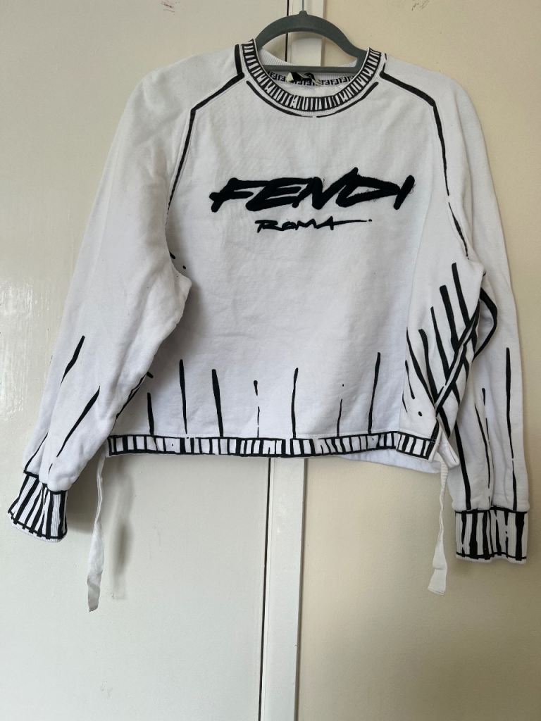 Used Fendi Sweatshirt Size M/10-12 UK