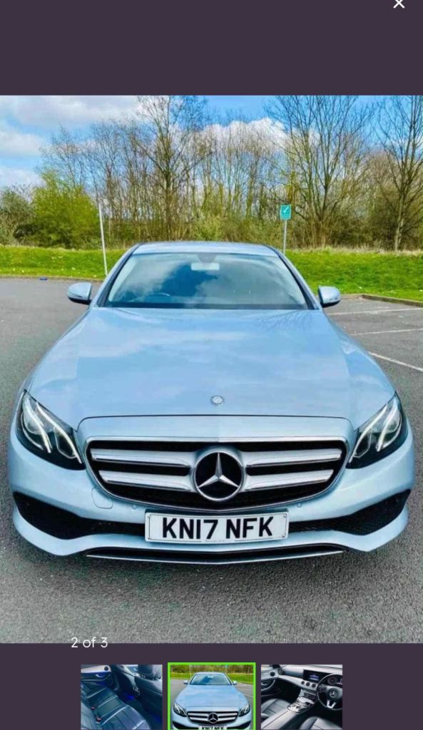 Mercedes-Benz, E CLASS, Saloon, 2017, Semi-Auto, 1950 (cc), 4 doors