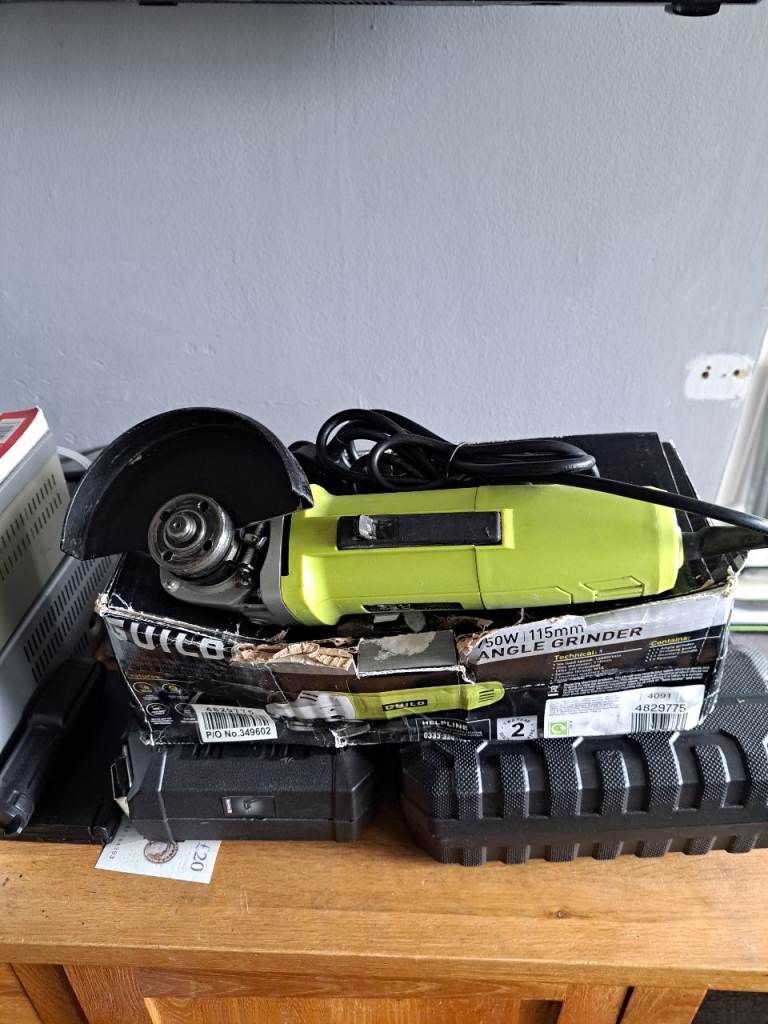 as new  boxed working guild angle grinder