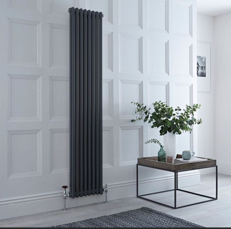 Anthracite double column radiator - in mint condition  
