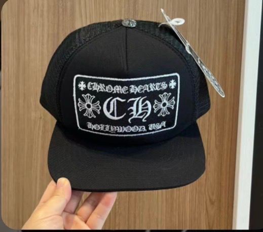 Chrome Hearts Black Trucker Hat – Brand New with Tags