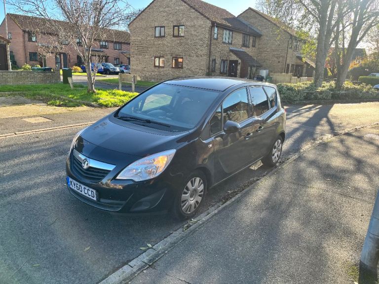 VAUXHALL MERIVA MPV 2010 NEW MOT 1.4 PETROL BLACK 