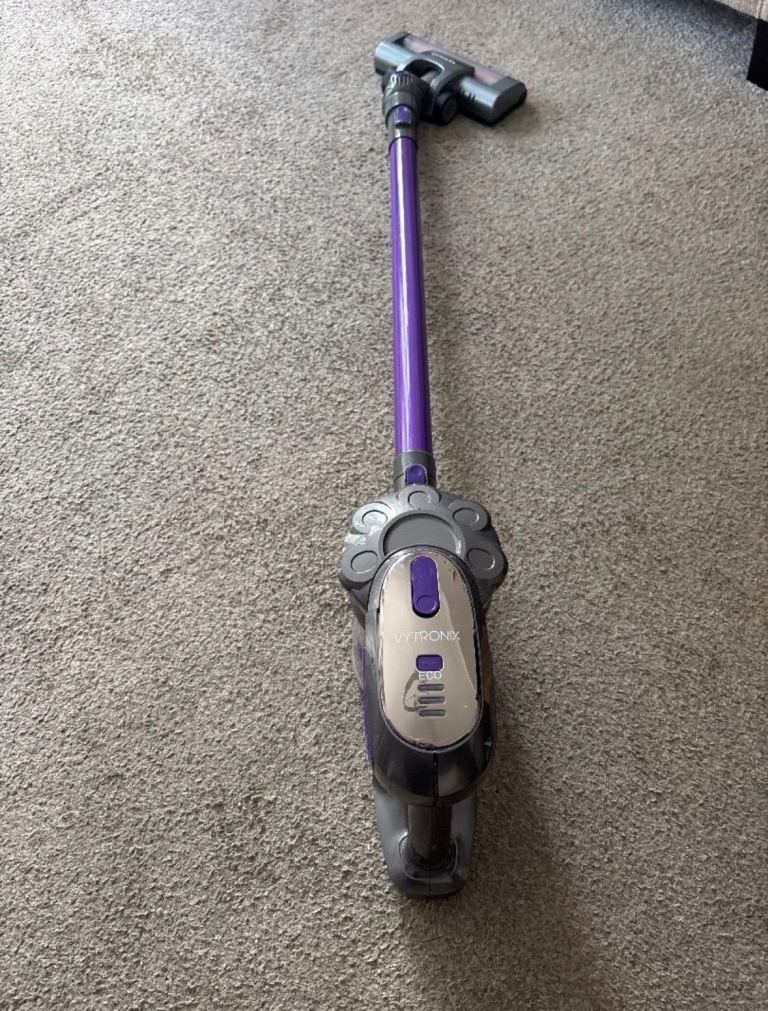Vytronix Cordless Vacuum Cleaner - Purple, Good Condition