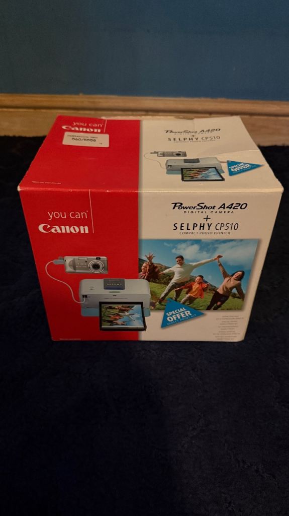 Canon Powershot A420 camera and Selphy CP510 Photo Printer