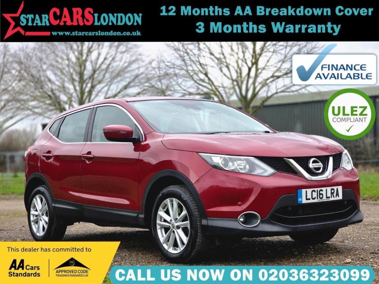 2016 Nissan Qashqai 1.2 DIG-T Acenta XTRON 2WD Euro 6 (s/s) 5dr HATCHBACK Petrol