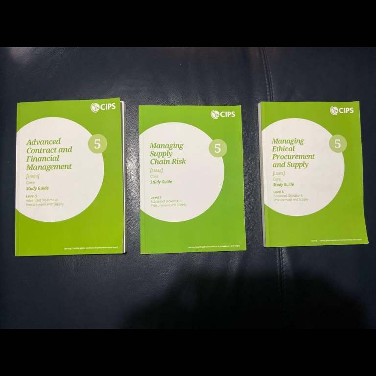 CIPS LEVEL 5 TEXTBOOKS - L5M4 - L5M2  - L5M5. GOOD CONDITION