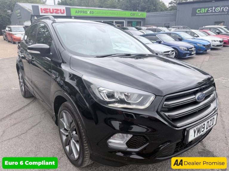 2019 Ford Kuga Black 2.0 EcoBlue ST-Line Edition SUV, 71,000 miles, Euro 6, Automatic, 19i HATCHB...