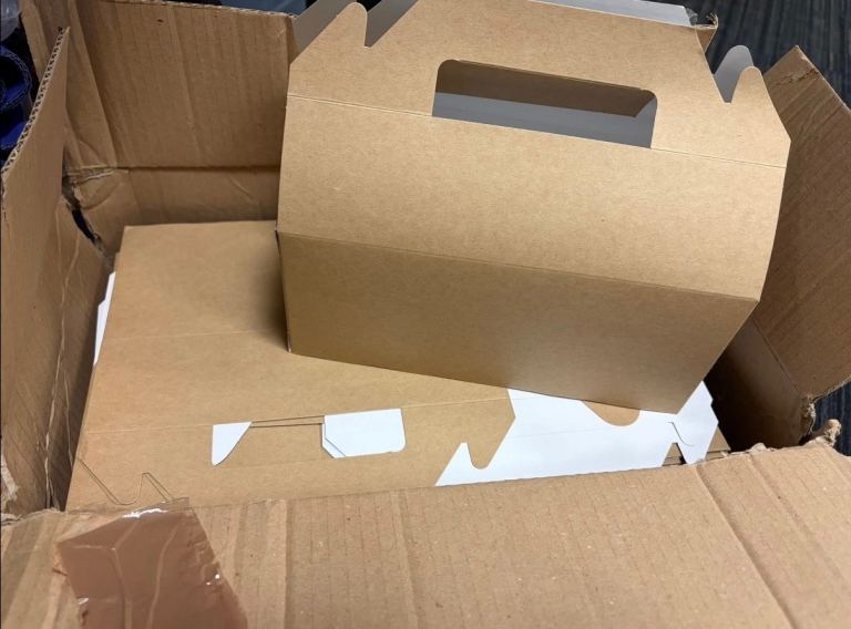 catering carry packs boxes new flat pack job lot 123 boxes With free bundle brown bags 