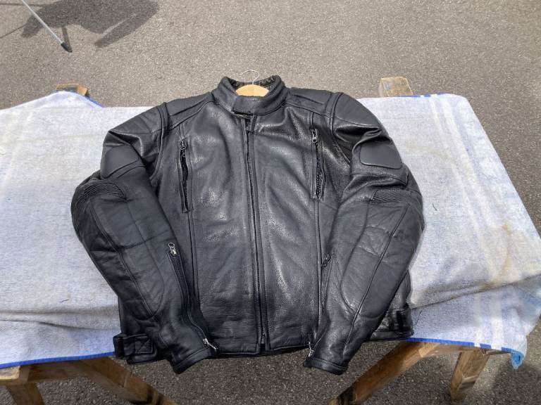 Gallanto Motorcycle Jacket Leather - armoured XXL- pse see my other lists - happy to post – thanks