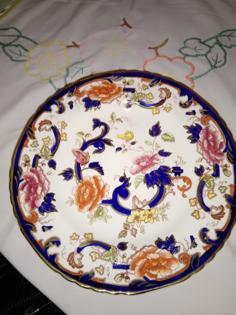 Masons ironstone  plates Mandalay 