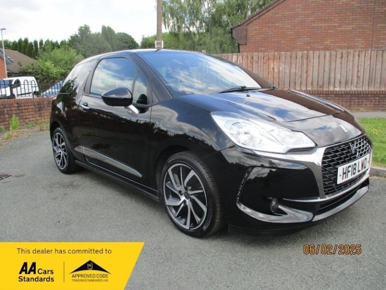 2018 DS Automobiles DS 3 1.2 PureTech 82 Connected Chic 3dr HATCHBACK Petrol Manual