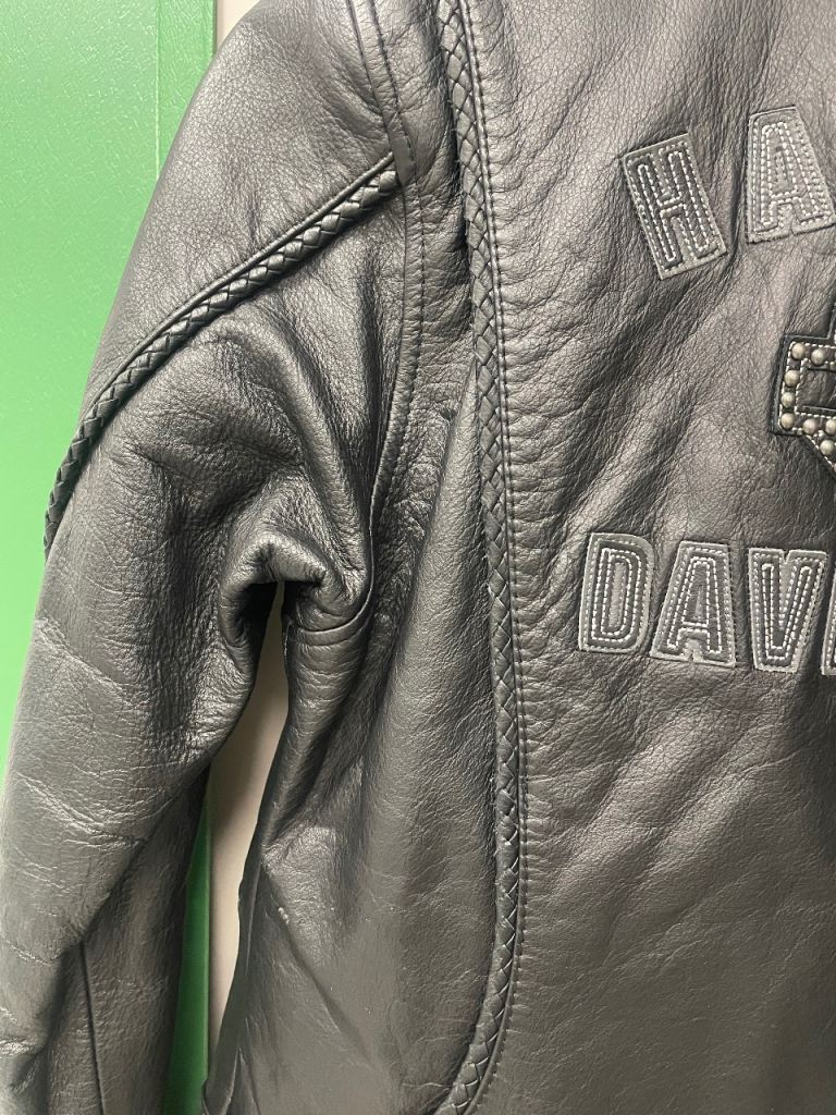 Genuine leather Harley Davidson biker jacket