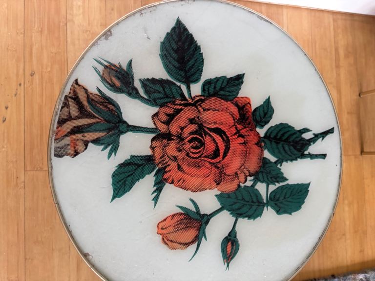 Small flower art deco table 