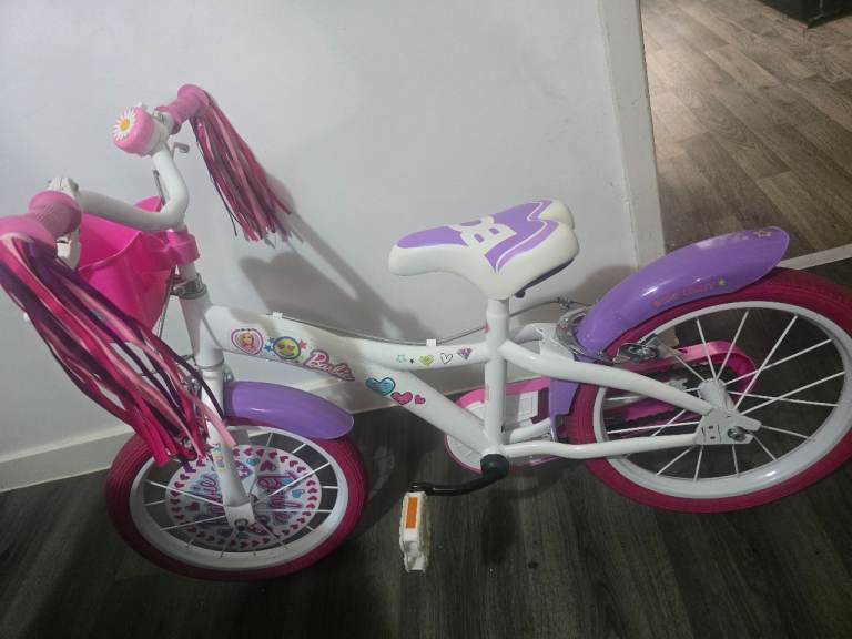  14" Barbie kids bike