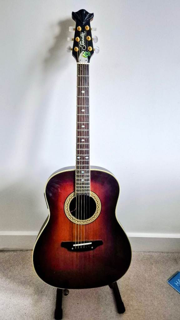 Morris Tornado Electric-Acoustic Ovation Style Guitar