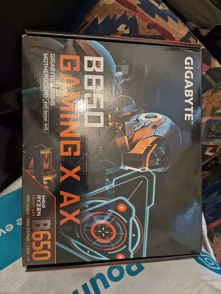 Gigabyte B650M Gaming x AX Socket AM5 AMD Motherboard (NEVER USED)