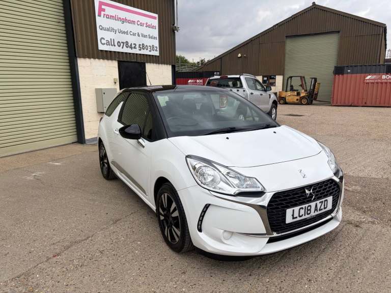 2018 DS Automobiles DS 3 1.2 PureTech 82 Chic 3dr HATCHBACK Petrol Manual