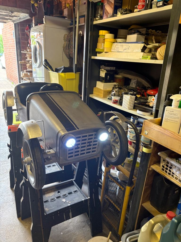 Hand built electric car