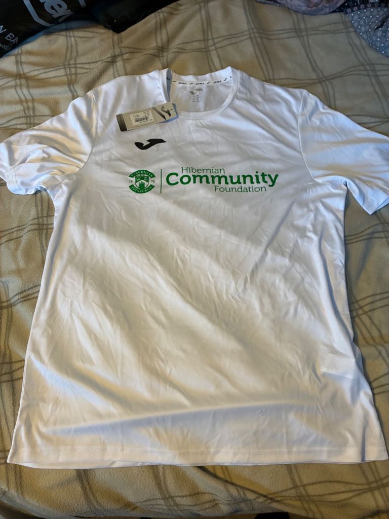 image for Hibernian FC (white) Community Foundation XL T/shirt  