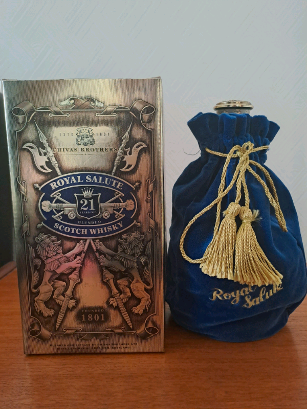 Chivas Brothers Royal Salute 21 Years Old Scotch Whisky Bottle