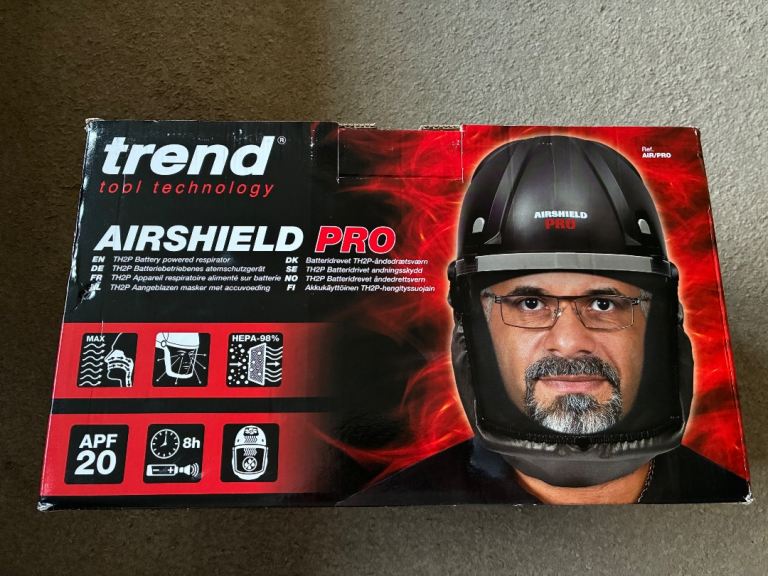Airsheild pro battery powered respirator mask 