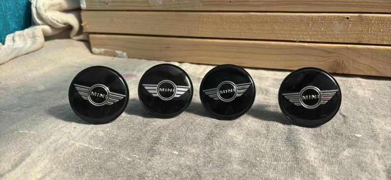 Mini alloy wheel centre caps