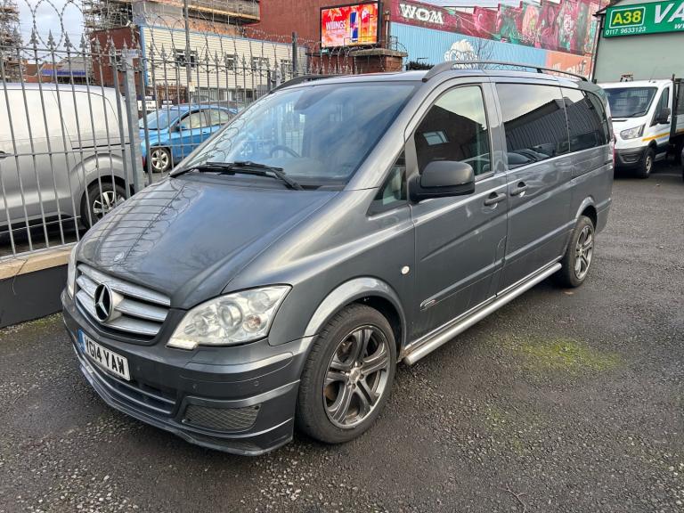 2014 Mercedes-Benz Vito SPORT X BRABUS 3.0 V6 122 CDI 224 BHP AUTO 5 SEAT CREW VAN PANEL VAN Dies...