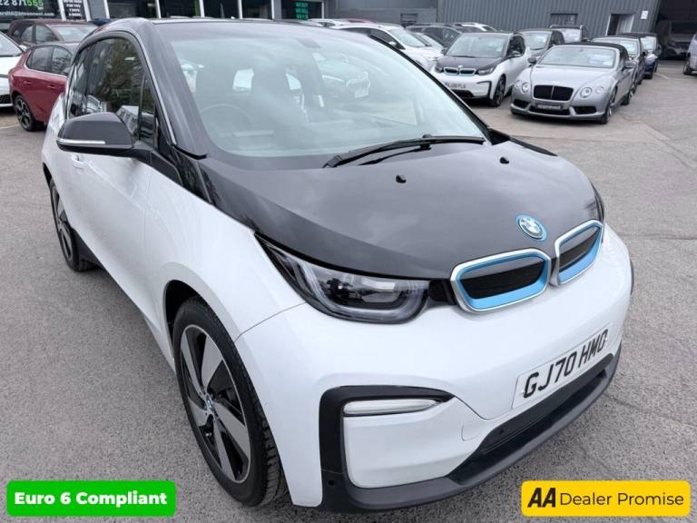 2020 BMW i3 White 42.2kWh electric hatchback, 25,450 miles, Automatic, 19in alloys, Car Hatchback...