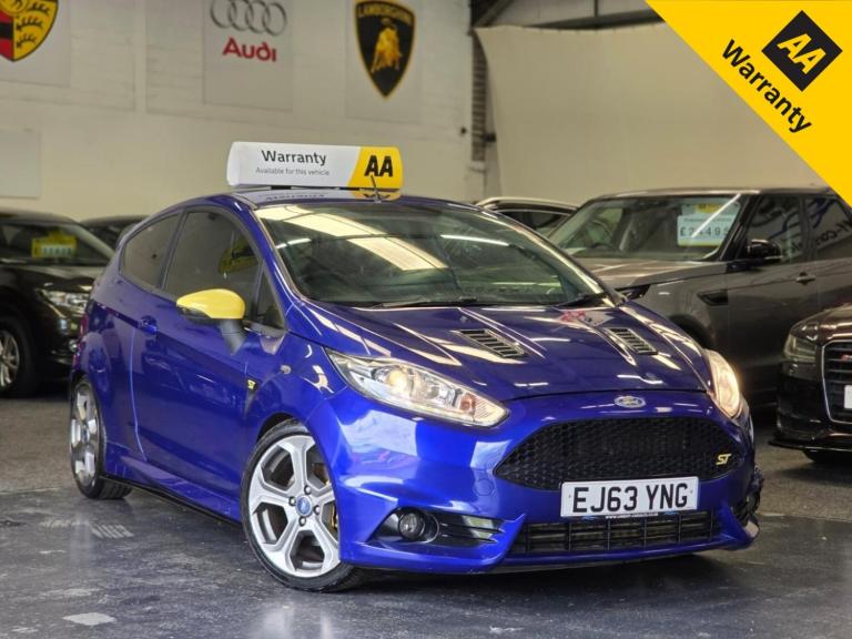 FORD FIESTA 1.6 T EcoBoost ST-2 Blue Manual Petrol 2013+1 KEEPER+RECARO SEAT+AUX