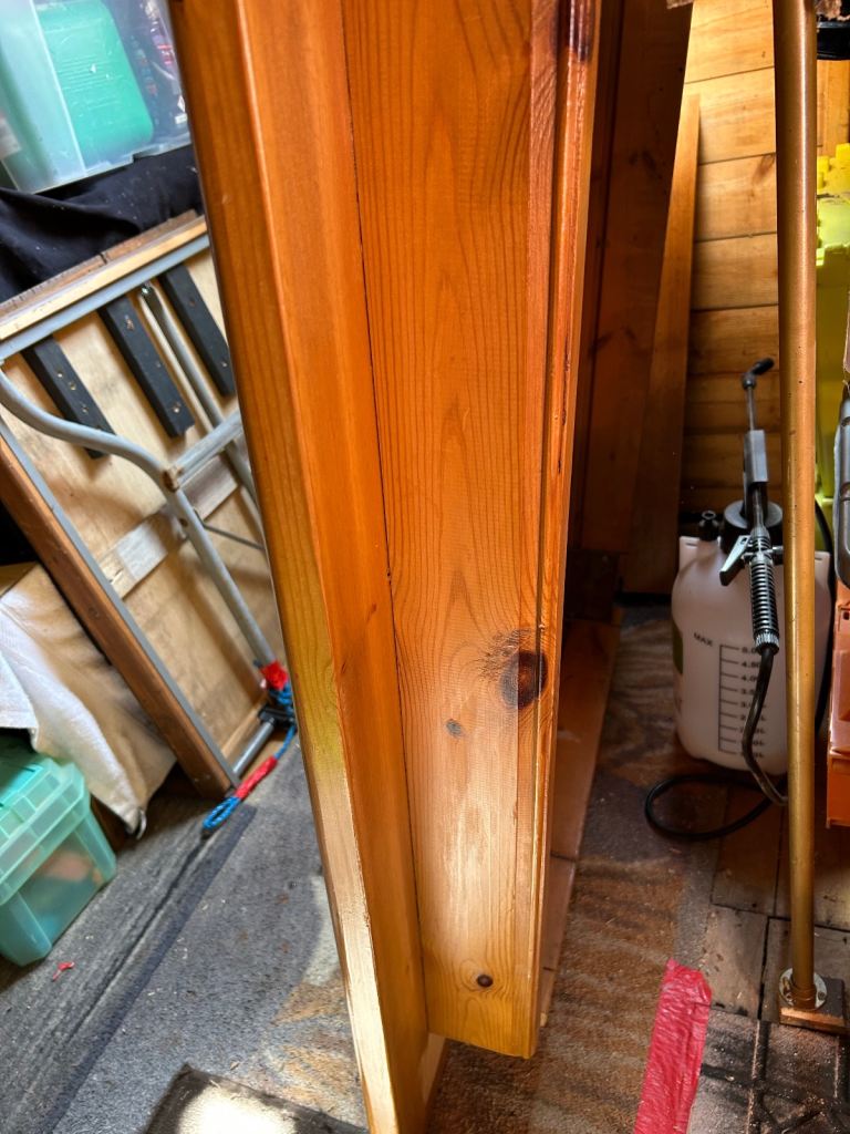 Solid pine dining room table 