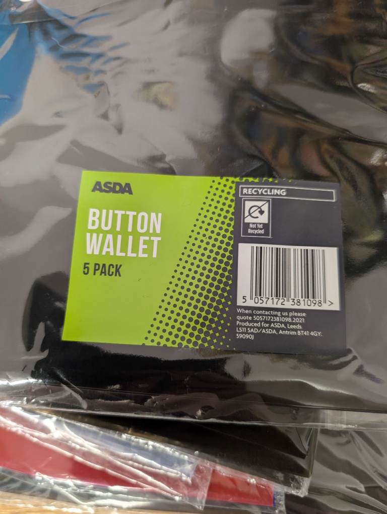 ASDA Button Wallets FREE FREE