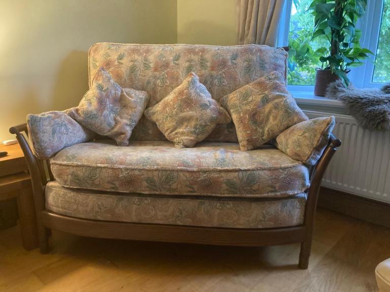 Ercol 3 Piece Lounge Suite - 1 sofa and 2 armchairs