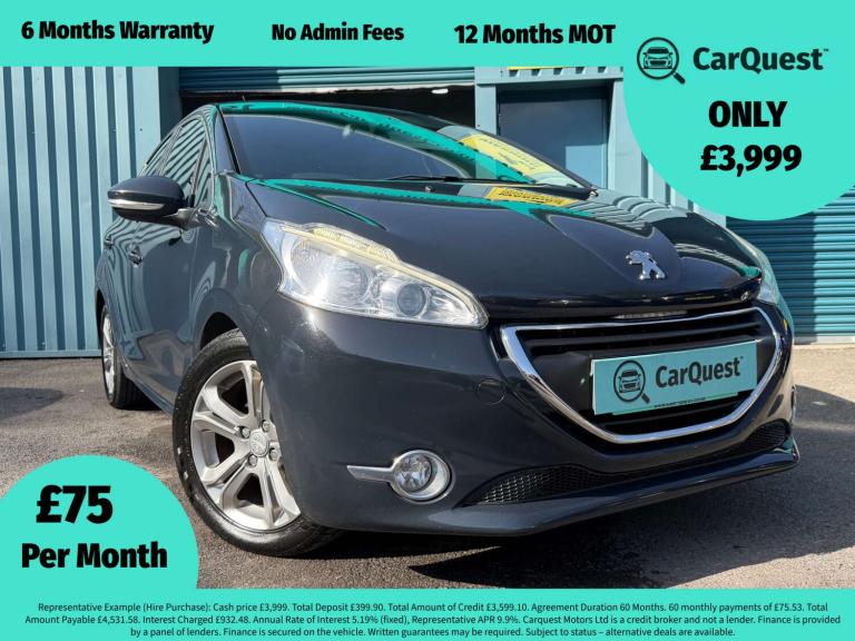 2015 Peugeot 208 1.6 e-HDi Allure 5dr HATCHBACK DIESEL Manual