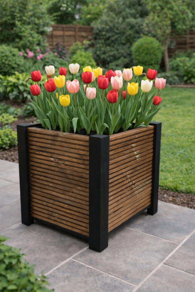 Handmade Wooden Garden Planters & Benches