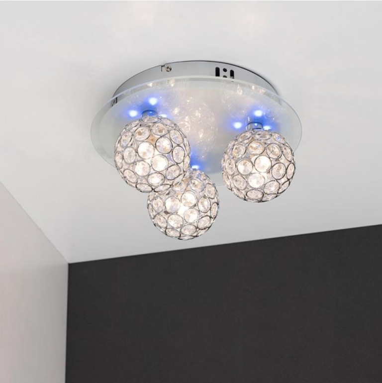 Ceiling light glass globes